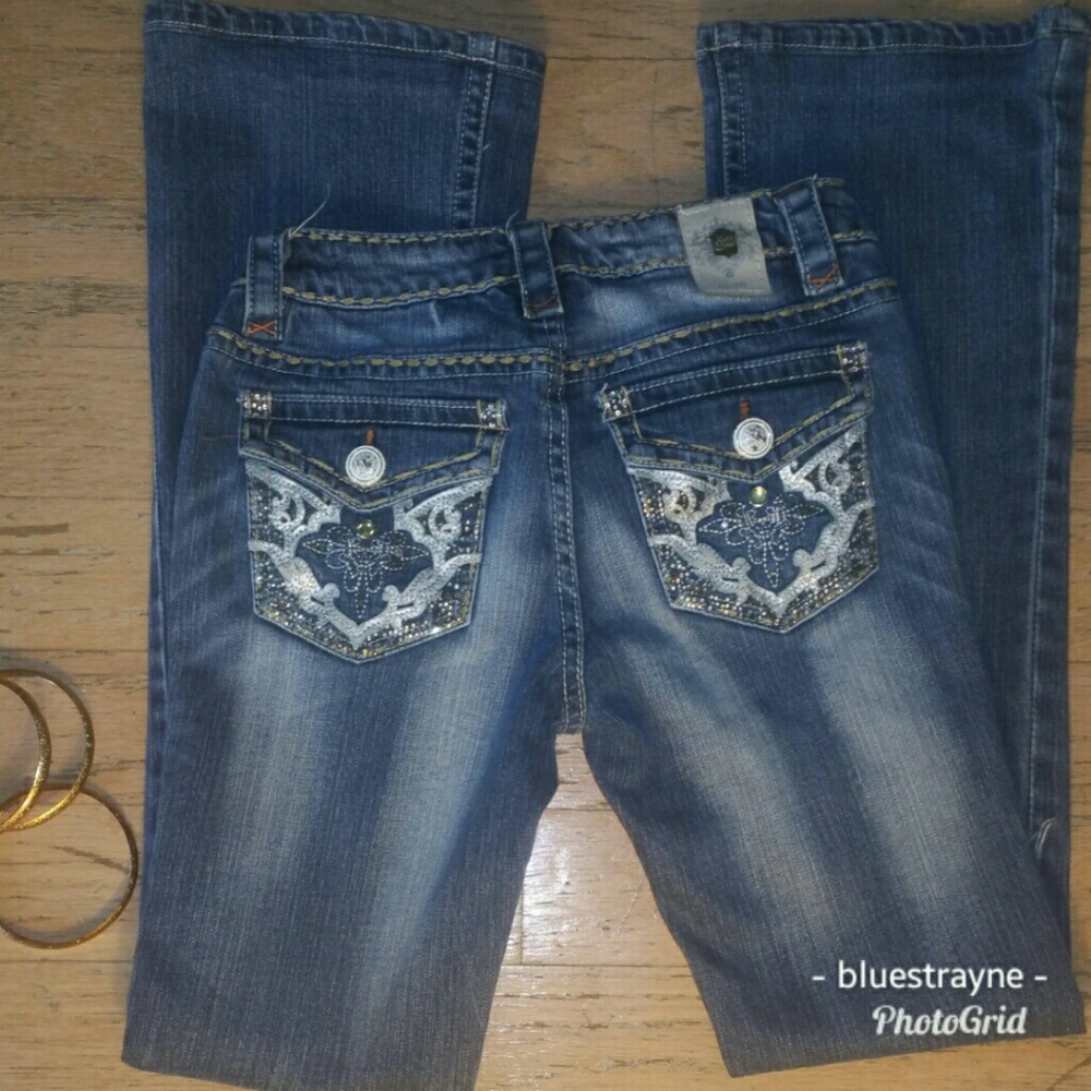 Distressed Cello Jeans Size 3